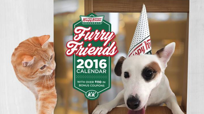 2016 Krispy Kreme calendar