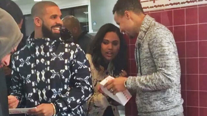 Stephen Curry Drake at In-N-Out Burger