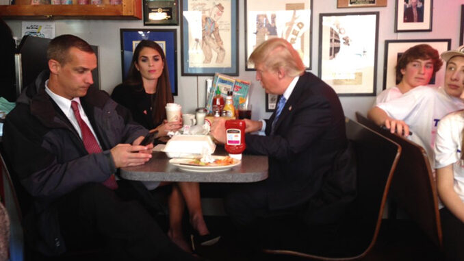Donald Trump Red Arrow Diner