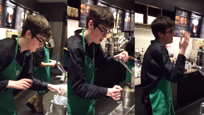 Video of dancing Starbucks barista with autism goes viral