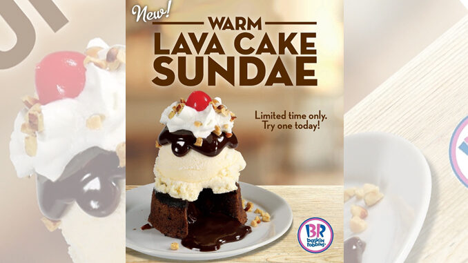 Baskin-Robbins Warm Lava Cake Sundae