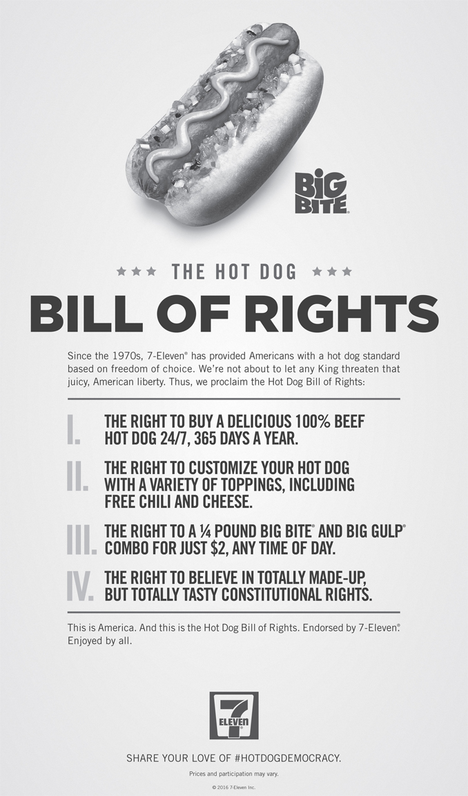 Hot Dog Bill of Rights