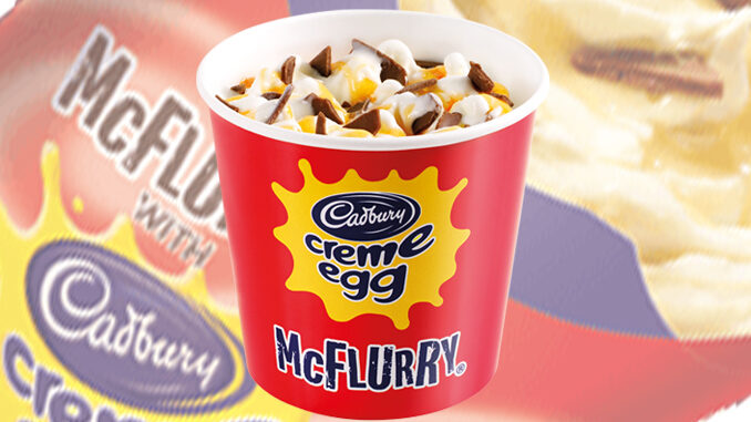 McDonald’s Cadbury Creme Egg McFlurry