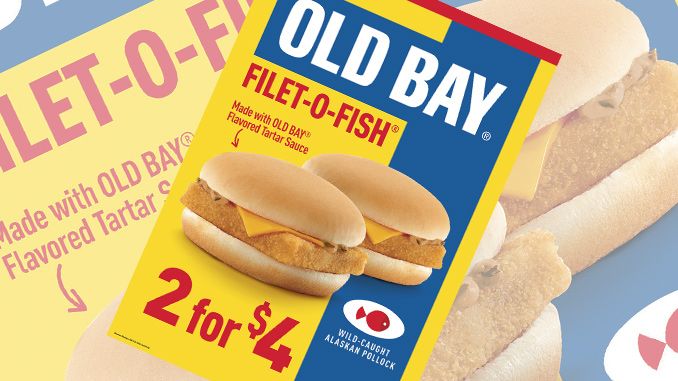 Old Bay Filet-O-Fish sandwich