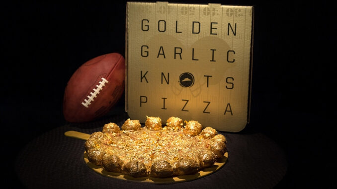 Pizza Hut's 24-karat Golden Garlic Knots Pizza