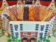 Super Bowl stadium replica made with sandwiches created by Firehouse Subs and Duff Goldman