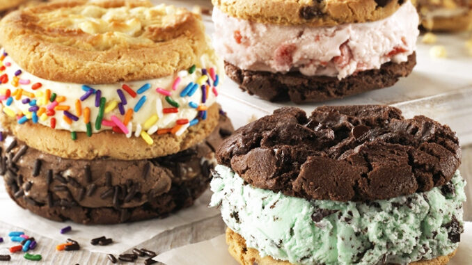 Baskin-Robbins New Warm Cookie Ice Cream Sandwiches and Sundaes