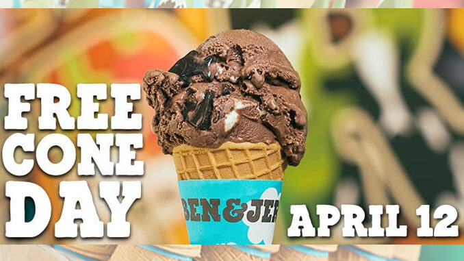 Ben & Jerry's Free Cone Day returns on April 12, 2016