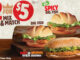 Burger King Canada launches 2 for $5 Mix and Match promotion