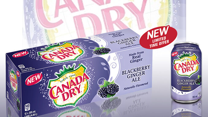 Canada Dry Blackberry Ginger Ale is back for a limited time