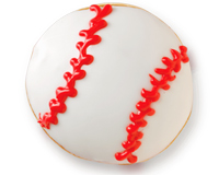 Krispy Kreme Baseball Doughnut