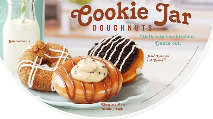 Krispy Kreme introduces new line of Cookie Jar Doughnuts