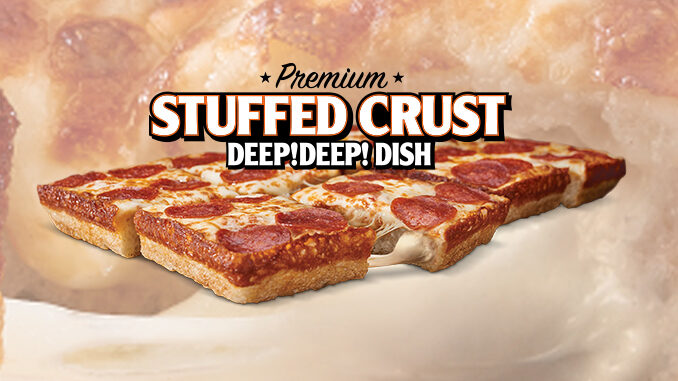 Little Caesars' new stuffed crust pizza is a cheese lover’s dream come true