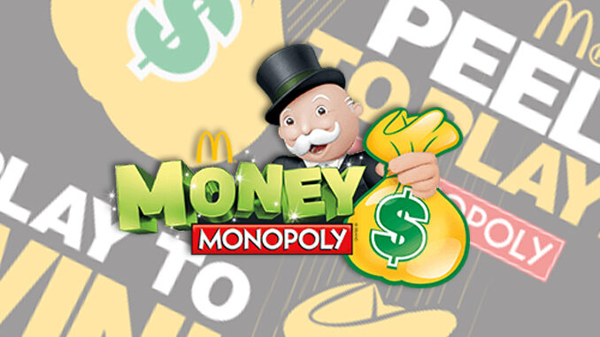 McDonald’s Money Monopoly 2016 returns on March 29