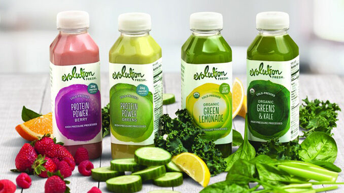 Starbucks debuts 4 new juices under the company’s Evolution Fresh brand