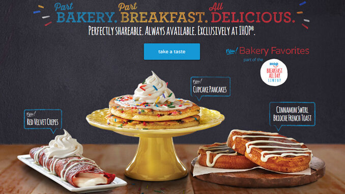 IHOP offering new Bakery Favorites for a limited time