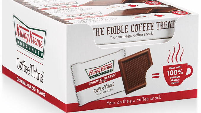 Krispy Kreme launches new line of edible coffee treats
