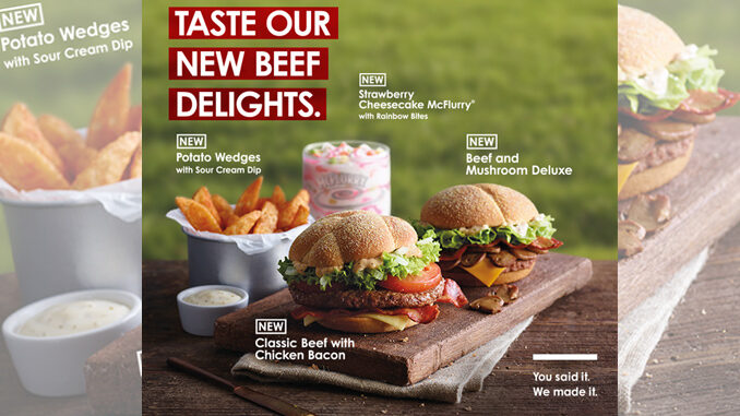McDonald’s Singapore debuts 2 burger options featuring chicken bacon