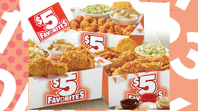 Popeyes $5 Favorites coming on May 23, 2016