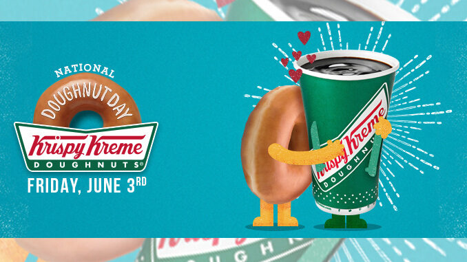 Free Doughnut at Krispy Kreme on June 3, 2013