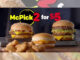 McDonald's McPick 2 for $5 promotion gets a local flavor update