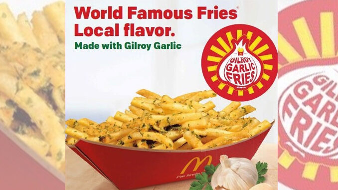 McDonald's testing Gilroy Garlic Fries in San Francisco Bay Area
