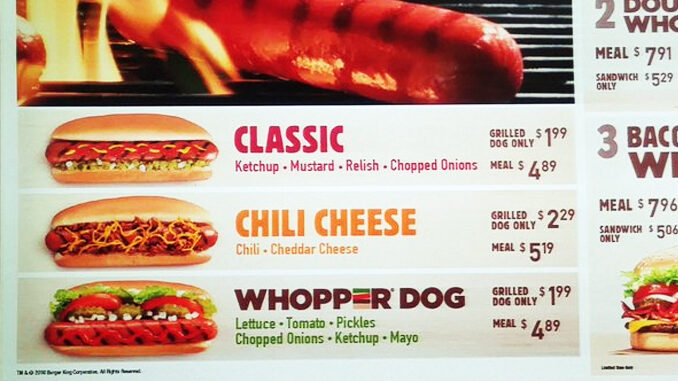 New Whopper Dog spotted at Burger King in Maryland