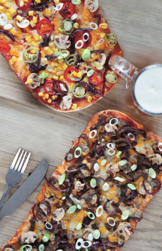 Pizza Hut beer-infused crust pizza