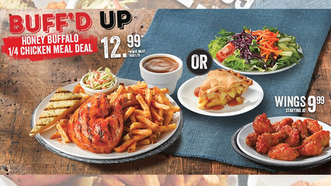 Swiss Chalet launches new Buff'd Up Chicken Meal Deal
