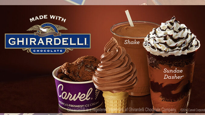 Carvel introduces new ice cream flavor made with Ghirardelli