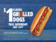 $1 Classic Grilled Dogs at Burger King on July 23, 2016