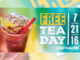 Free Tea Day at McAlister's Deli on July 21, 2016