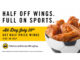 Half-Price Wings at Buffalo Wild Wings on July 29, 2016