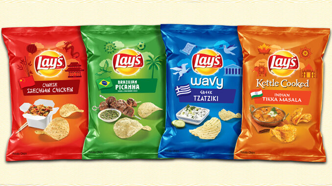 Lay's Potato Chips debuts 4 global flavors stateside
