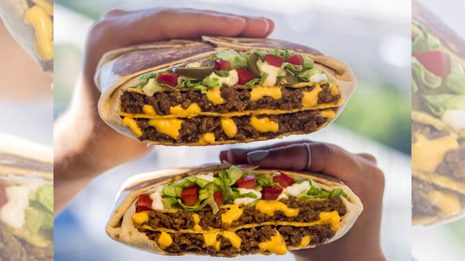 Taco Bell launches the Triple Double Crunchwrap