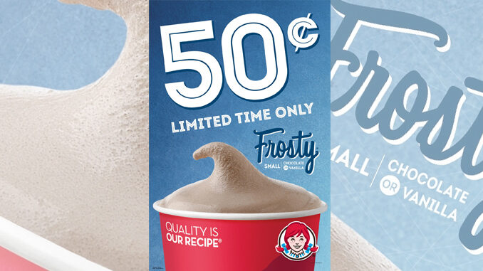 50-Cent Frosty Treats At Wendy’s For A Limited Time