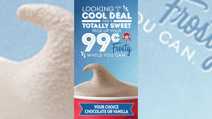 99-Cent Frosties At Wendy’s Canada For A Limited Time