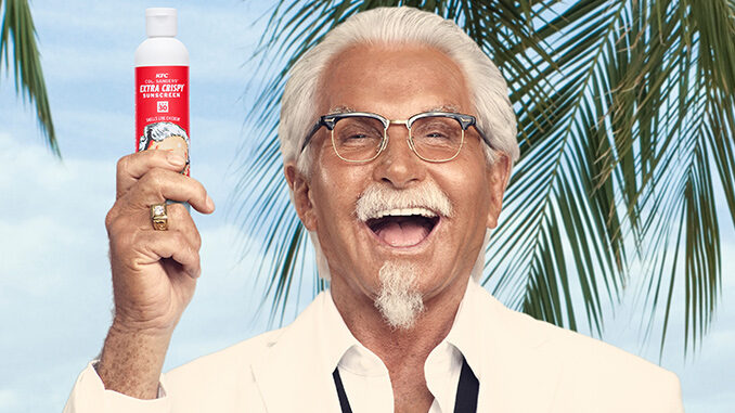 KFC Launches New Fried Chicken-Scented Sunscreen