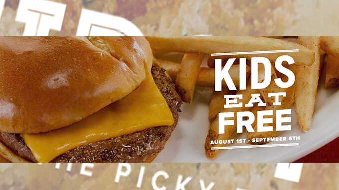 Kids Eat Free at O’Charley’s Until September 5, 2016