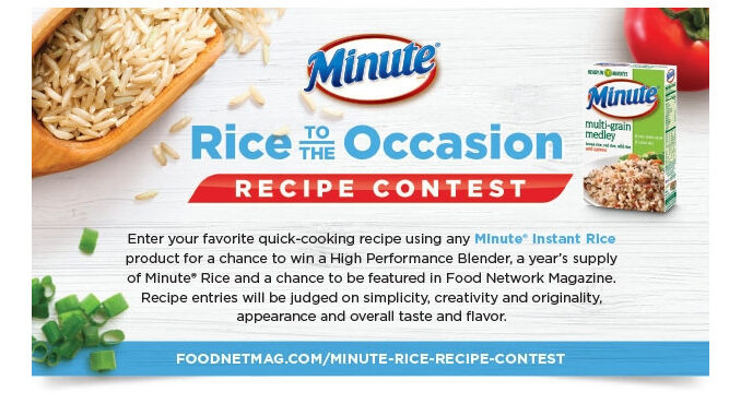 Minute Rice Launches ‘Rice to the Occasion’ Recipe Contest
