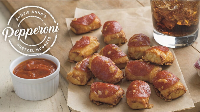 Auntie Anne’s Introduces New Pepperoni Pretzel Nuggets