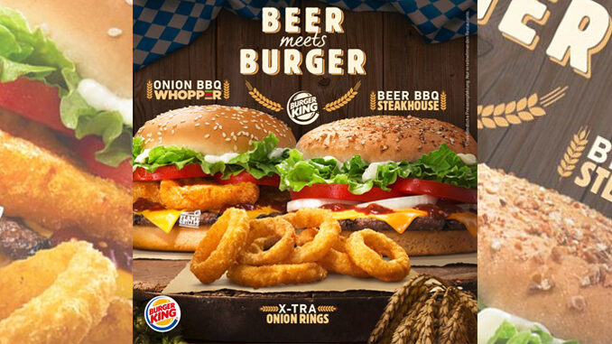 Beer Meets Burger As Burger King Germany Celebrates Oktoberfest With Beer-Inspired Menu