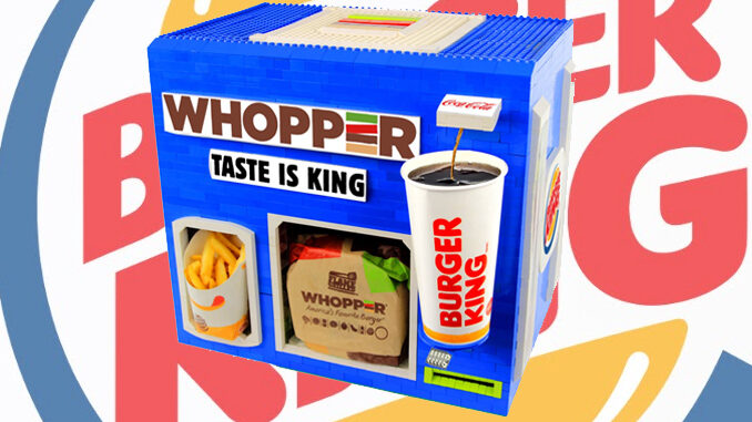 This Lego Vending Machine Dispenses A Whopper Meal For $5