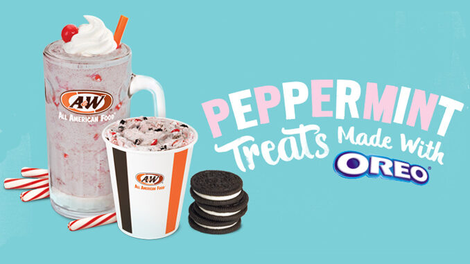 A&W Offers New Peppermint Oreo Treats