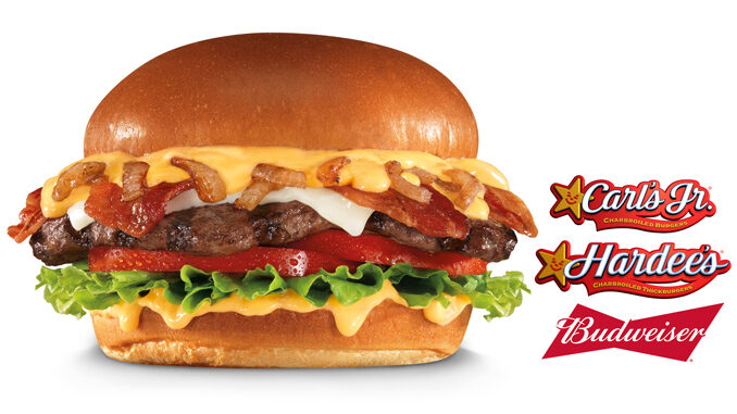 Carl’s Jr. And Hardee’s Launch The Budweiser Beer Cheese Bacon Burger Nationwide