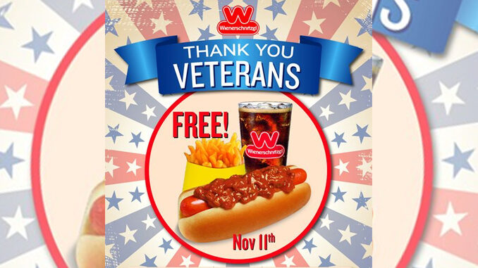 Free Chili Dog Meal For Veterans At Wienerschnitzel On November 11, 2016