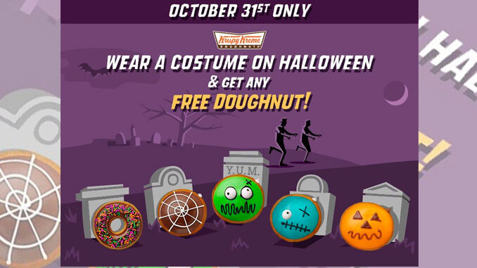 Free Donuts At Krispy Kreme On October 31, 2016