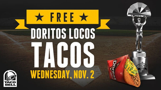 Free Tacos At Taco Bell On November 2, 2016