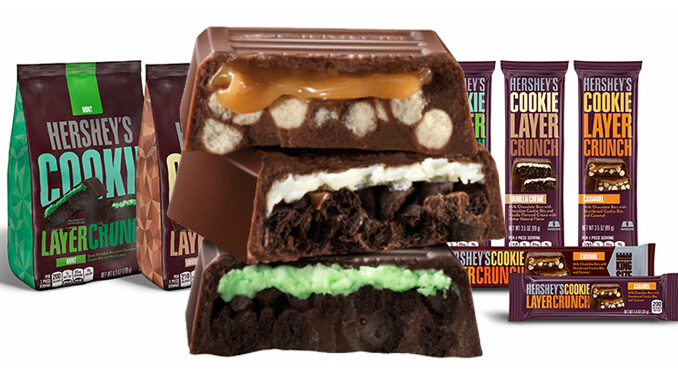 Hershey’s Introduces New Cookie Layer Crunch Bars