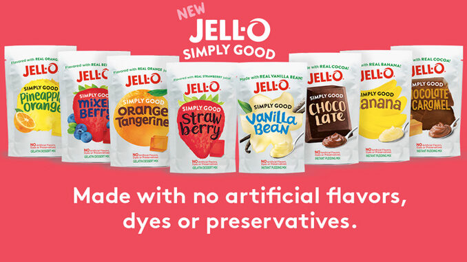 Jell-O Launches New Jell-O Simply Good Product Line
